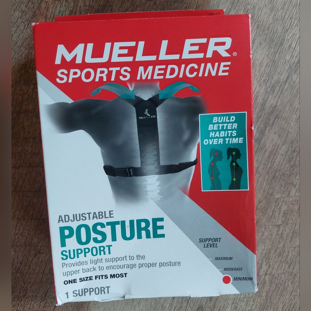Mueller Adjustable Posture Support One Size New
